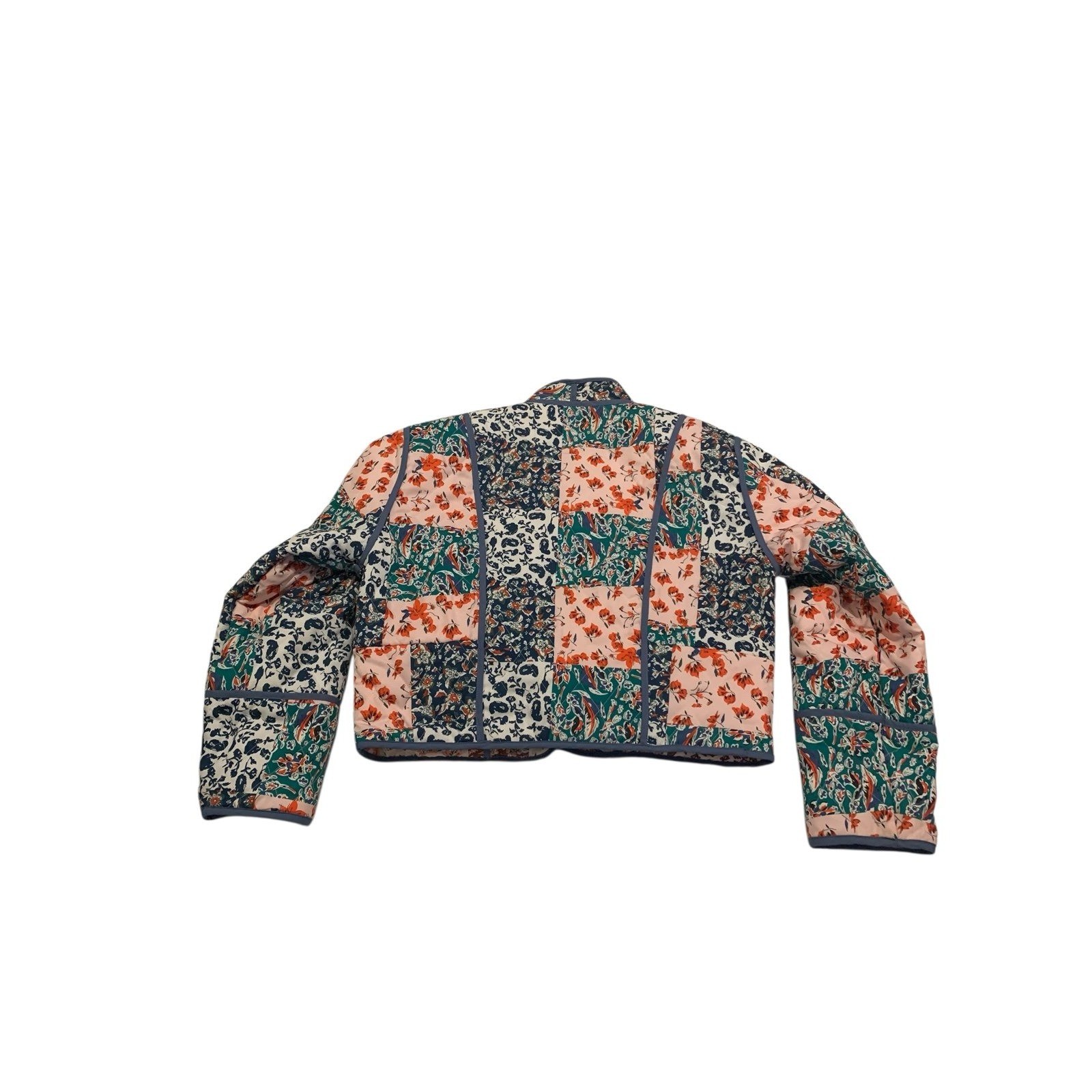 Reversible Kantha Quilted Jacket Patchwork Boho C… - image 2