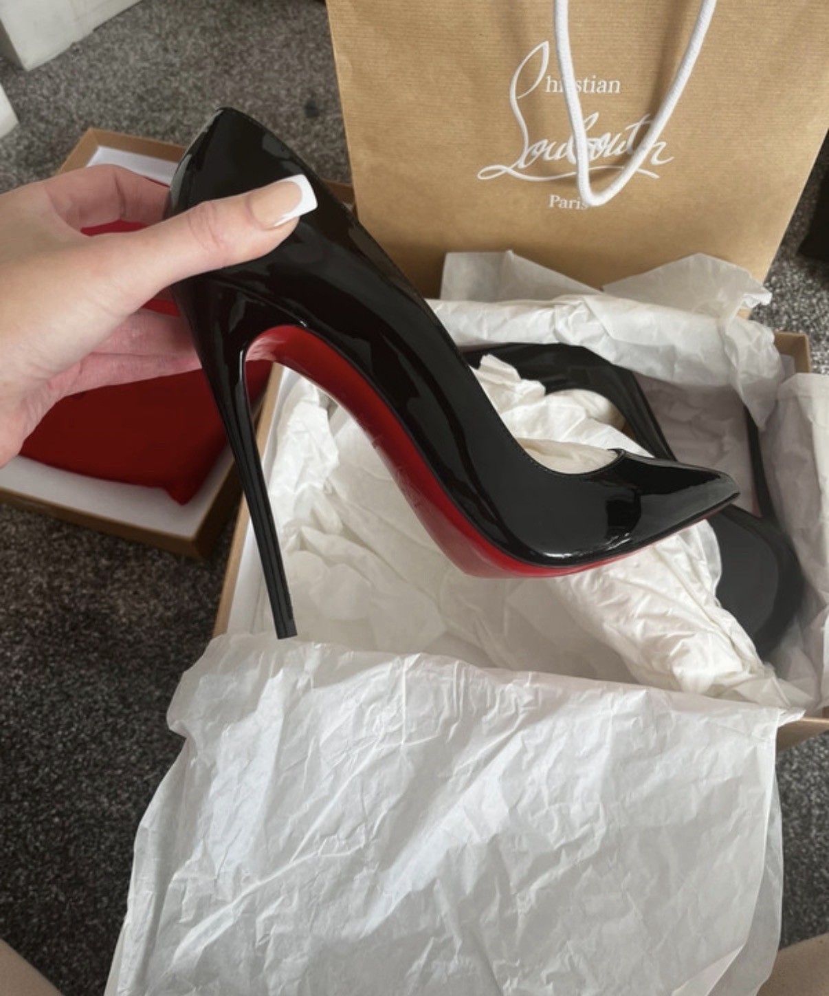 Christian Louboutin So Kate 120 Black Patent