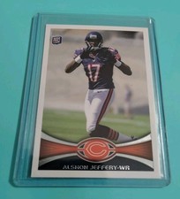 2011 Topps Alshon Jeffery Rookie Card RC Chicago Bears. rookie card picture