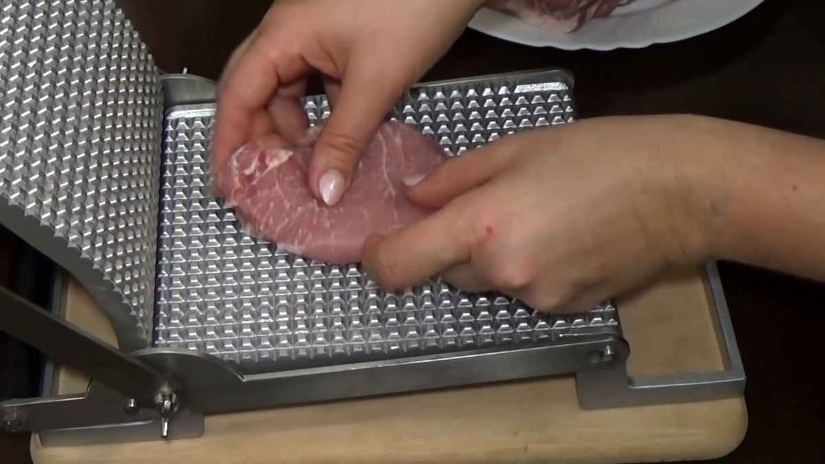 Manual meat tenderizer Cuber Meat press Meat Hammer Mallet K-MONT