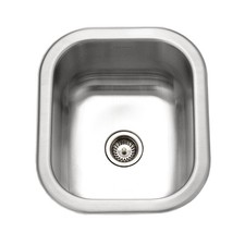 Club Stainless Steel Kitchen Bar  Prep Sink: 10 Inch Undermount Small Sink w...