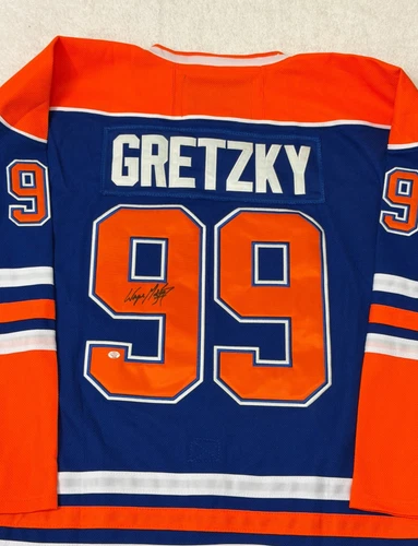 Wayne Gretzky Signed Edmonton Oilers Pro Style Hockey Jersey COA