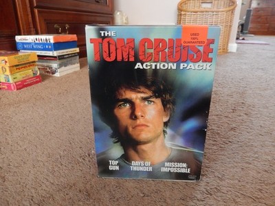 Tom Cruise Action Pack 3 DVD set Top Gun/Days of Thunder/Mission Impossible