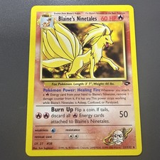 Pokemon Gym Challenge – Blaine's Ninetales 21/132 – Rare – NM/LP on eBay