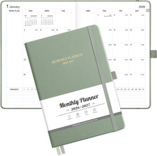 2026-2027 Monthly Planner, Jan 2026 - Dec 2027, Medium Size (5.7" X 8.3"), 2026-
