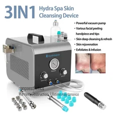 3 in1 Hydro Dermabrasion Machine Cleansing Skin Rejuvenation Hydra Spa Facial US