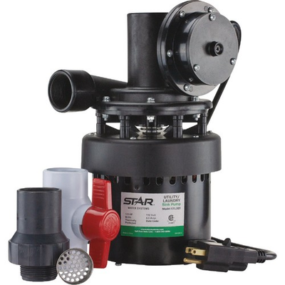 #ad #ad Star Water Systems 1 3 Thermoplastic Utility Laundry Sink Pump STL001 Star $288.12