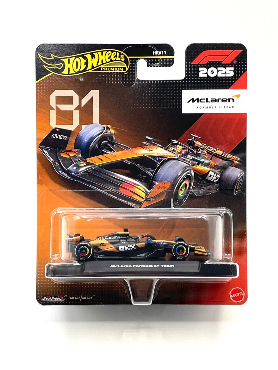 Hot Wheel Premium F1 Formula 1 Cars Red Bull, RB, Haas, McLaren