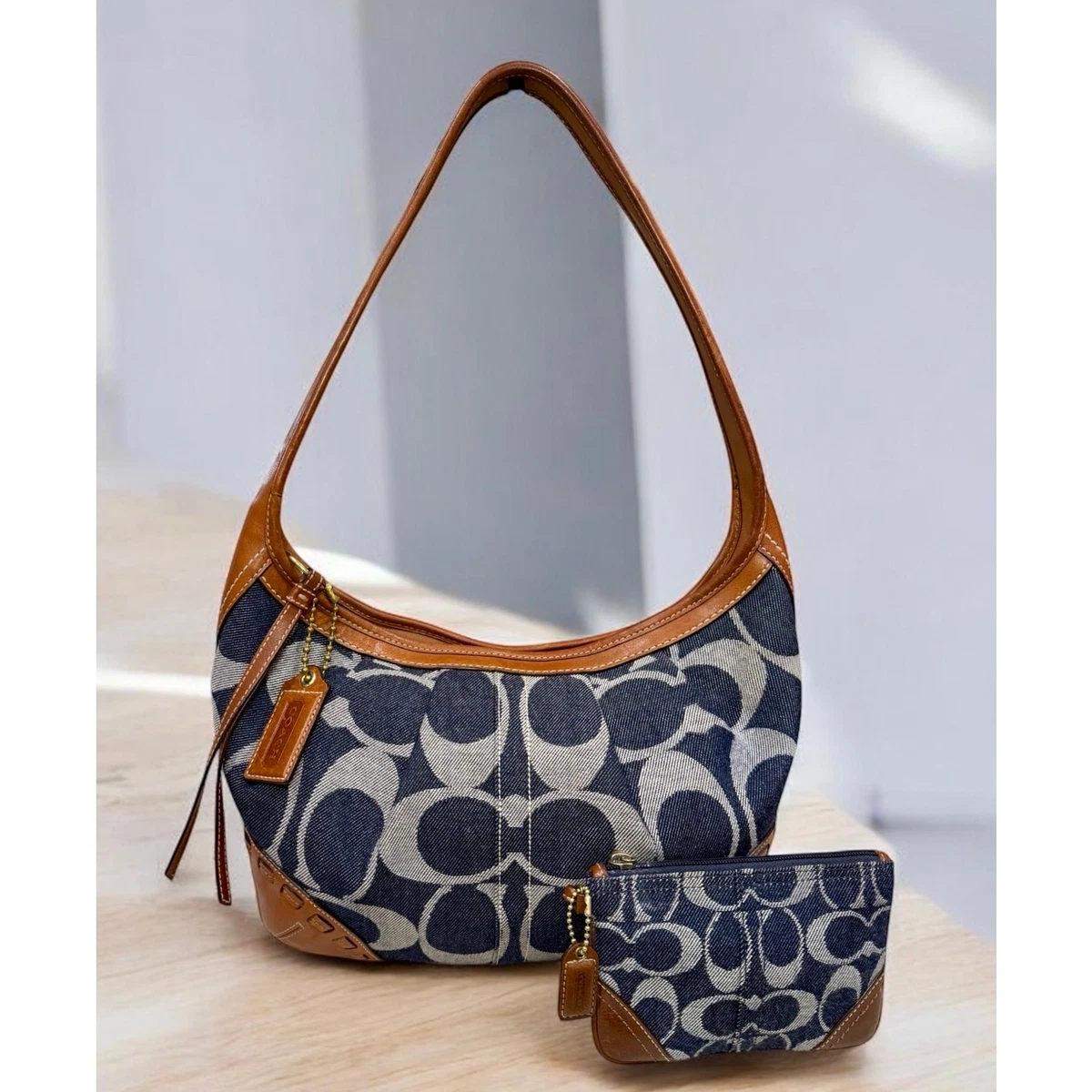 Coach Hobo Handbags & Bags Denim Exterior for Women for sale - eBay