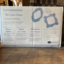  NEW Creative Memories Custom Cutting System Wavy Frames Pattern Square Diamond 