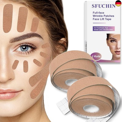 Face Lifting Tape - SFUCHIN 2.5 cm x 500 cm Multifunctional Anti Wrinkle Face