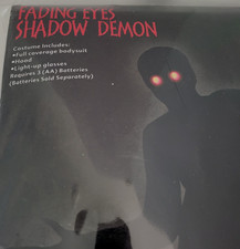 Fading Eyes Shadow Demon Boys Scary Halloween Costume Sz XLarge 14/16 NWT