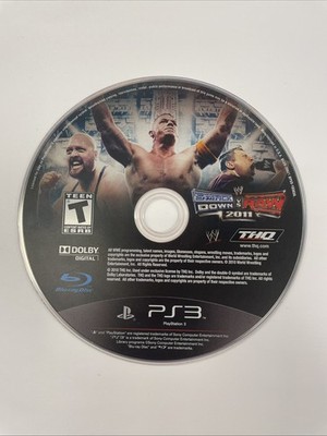 WWE SmackDown vs Raw 2011 PlayStation 3 PS3 *Disc Only*