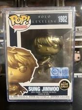 Funko Pop Solo Leveling Sung Jinwoo Gold #1982 Anime of the Year *SHIPPING NOW