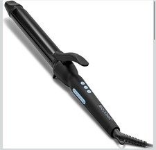Bio Ionic Long Barrel Curling Iron 1.25  Ceramic NanoIonic MX Black