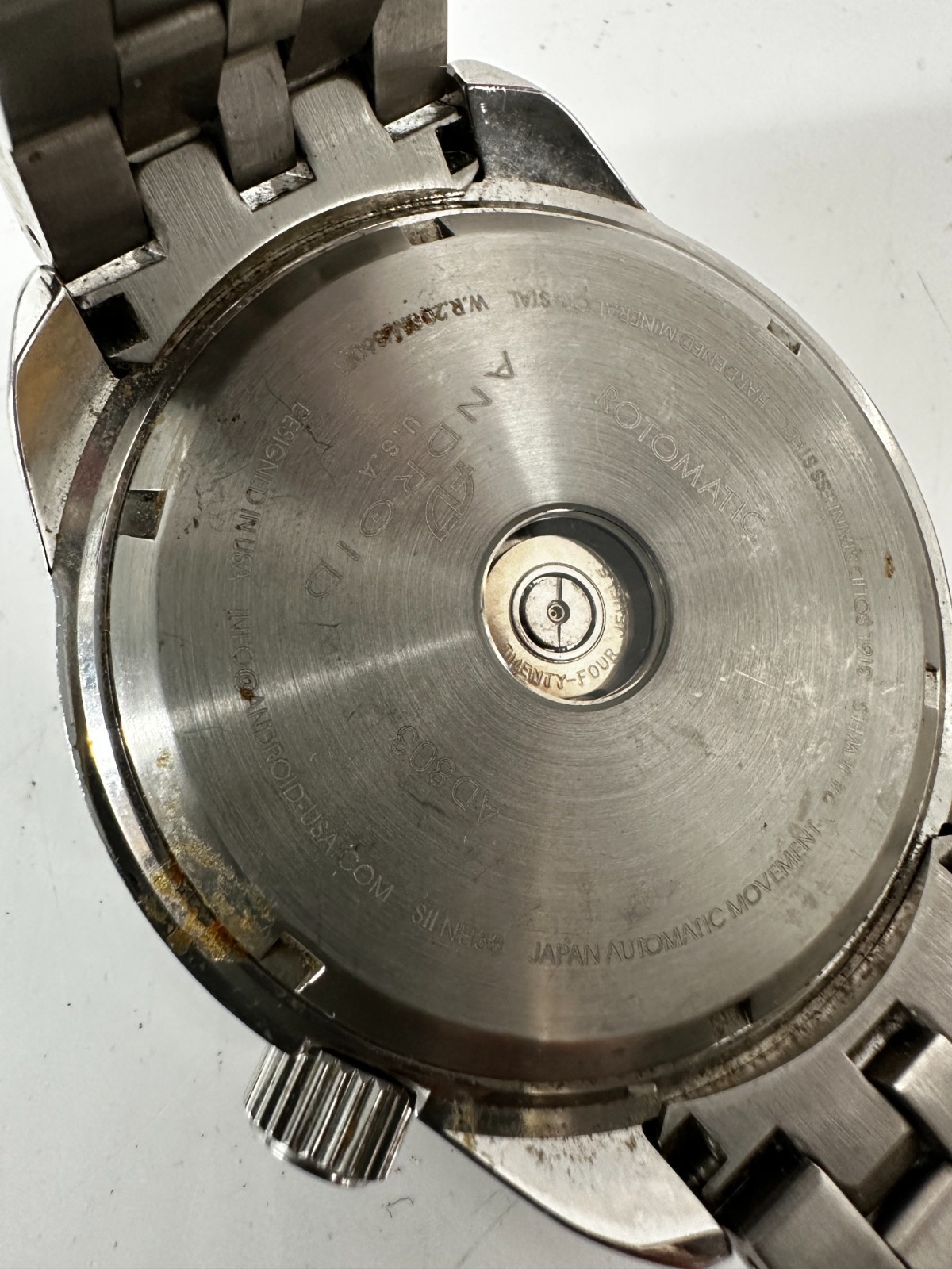 Android AD803 Open Heart Automatic Stainless Stee… - image 4