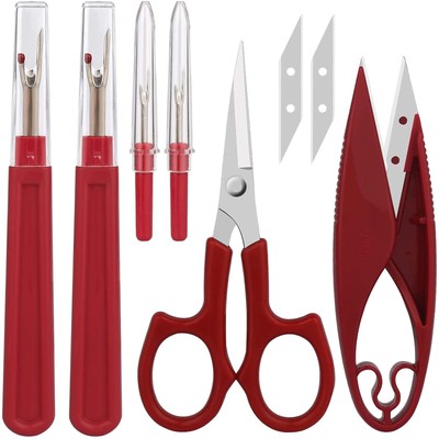 Sewing Seam Ripper Tool,Stitch Remover and Thread Cutter with 2Big+2Small Sea...