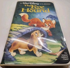 Cinta coleccionable The Fox and the Hound (VHS, 1994) diamante negro VHS Disney de colección