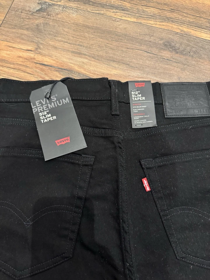 Levi's 512 Slim Fit Taper Jeans Premium line Neu W33 L32 - Bild 2 von 4