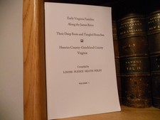 Early Virginia Familes Along James River Henrico And Goochland Counties