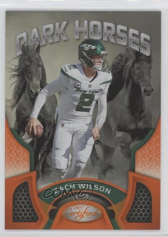 2022 Certified Dark Horses Mirror Orange 83/149 Zach Wilson #DH-2 11vu