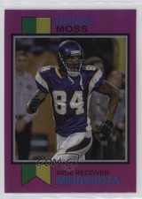 2023 Composite 1973 Topps Football Chrome Pink Refractor Randy Moss HOF 10y3