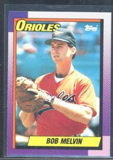 Bob Melvin 1990 Topps Tiffany #626 