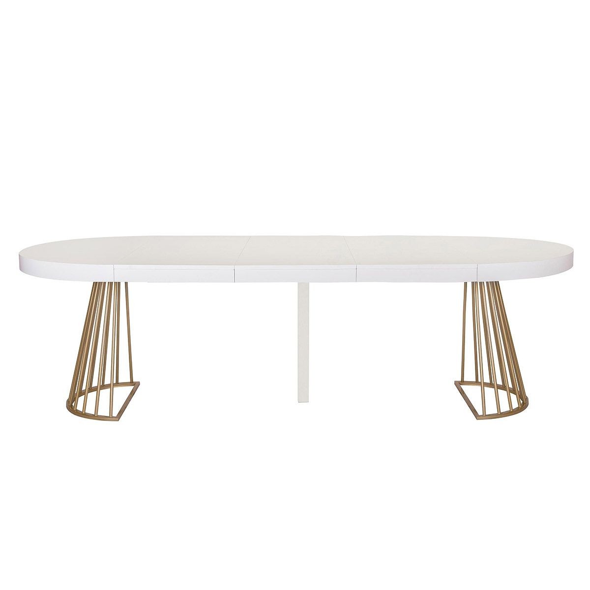 Table extensible Resoa blanc 110-260cm pour ne plus manquer de place