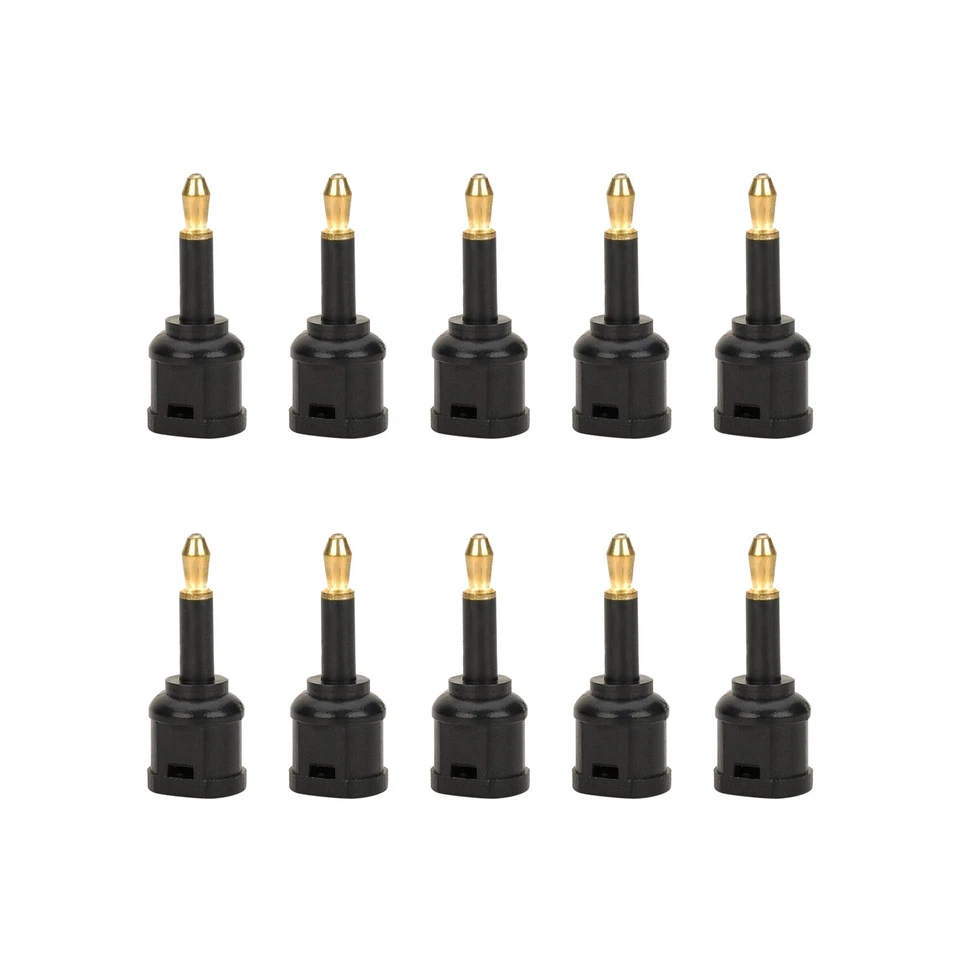 10PCS 3.5mini male to TOSLINK female Audio Fiber Optical Head Toslink Adapter B - Image 4 of 4