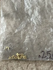 Placer Gold Lot .58 Grams In Weight