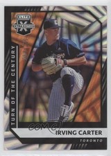 2021 Panini Elite Extra Edition Turn of the Century /121 Irving Carter #152 9hx