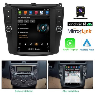 9.7'' For Honda Accord 2003-2007 Fit For Apple Carplay Car Stereo Gps Radio