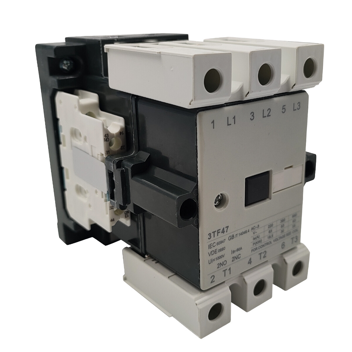 Contacteur NEMA 3TF47 120V 63A 3 Pôles - Remplace Siemens 3TF4722-0AK6 - Neuf