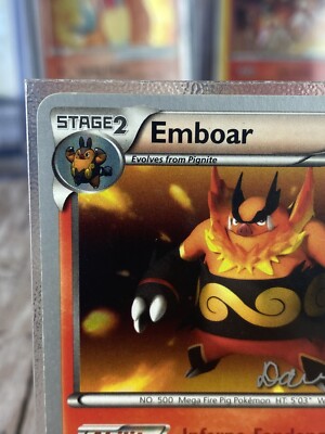 emboar pokemon card Pokémon TCG: Mega Evolution—Ascended Heroes Mega ex Box (1 Foil Promo Card, 1 Oversize Lenticular & 4 Booster Packs) : Toys & Games [Water] x2 Retreat Cost Emboar 13/86 Pokemon White Flare