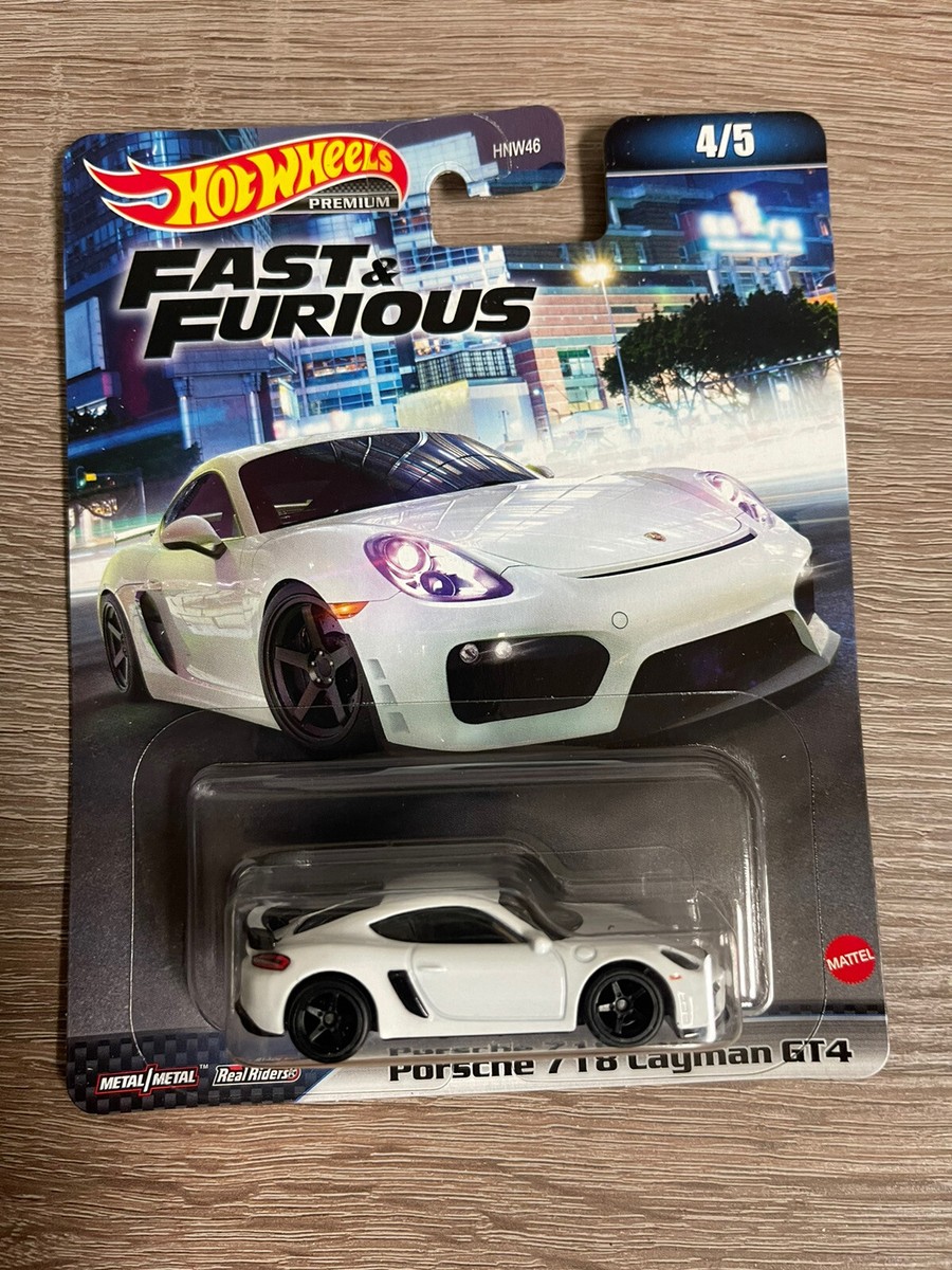 Hot Wheels Premium Fast & Furious Mazda RX-7 & Porsche 718 Cayman