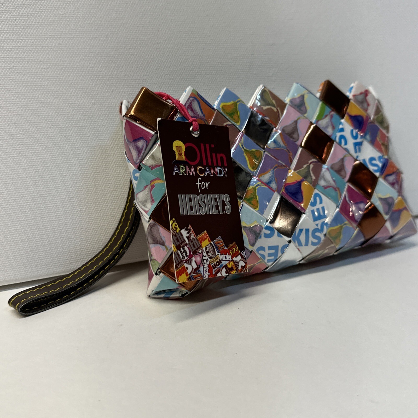 Ollin Hershey Kisses Arm Candy Recycled Wrapper Purse Handbag Wallet