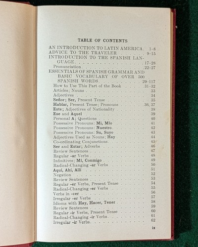 Spanish Handbook for Mariners & Travelers in Latin America by L. Hawkins (1945) - Picture 7 of 24