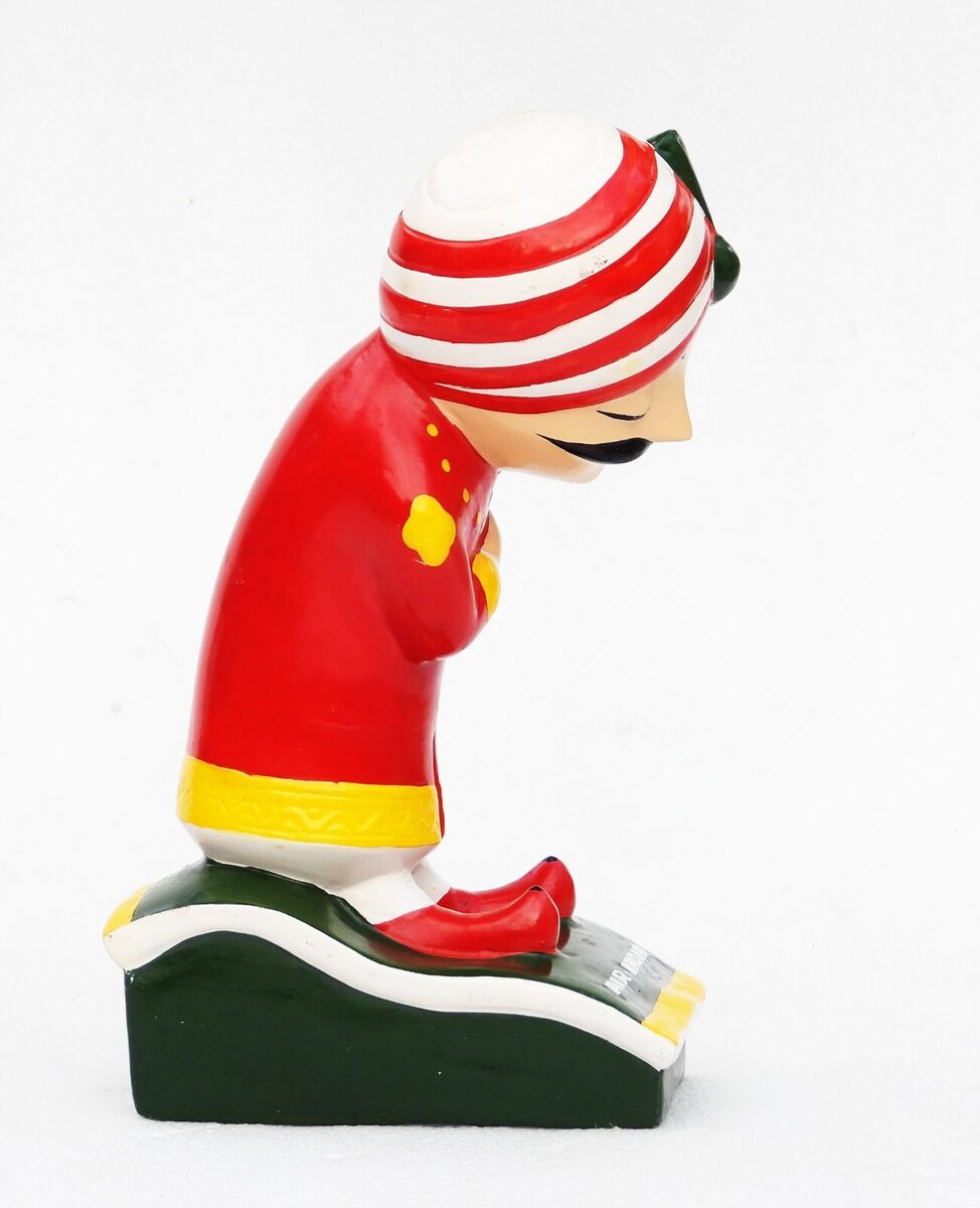 VINTAGE RARE LARGE 12 INCH AIR INDIA ADVERTISING MASCOT VINTAGE RARE LARGE 12 INCH AIR INDIA ADVERTISING MASCOT