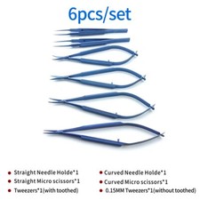 Titanium Ophthalmic Microsurgical Instruments Scissors/Needle Holders /Tweezers