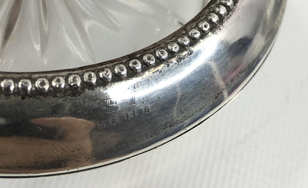 LOT OF 6 VTG FRANK M. WHITING & CO & B I STERLING SILVER
