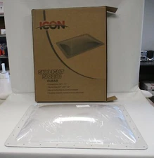 ICON DIRECT 30" X 22" X 4" CLEAR POLYCARBONATE RV SKYLIGHT SL2230 RV CAMPER