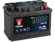 Yuasa YBX9000 AGM Start Stop Plus Battery - YBX9096 AGM Start Stop Plus Battery