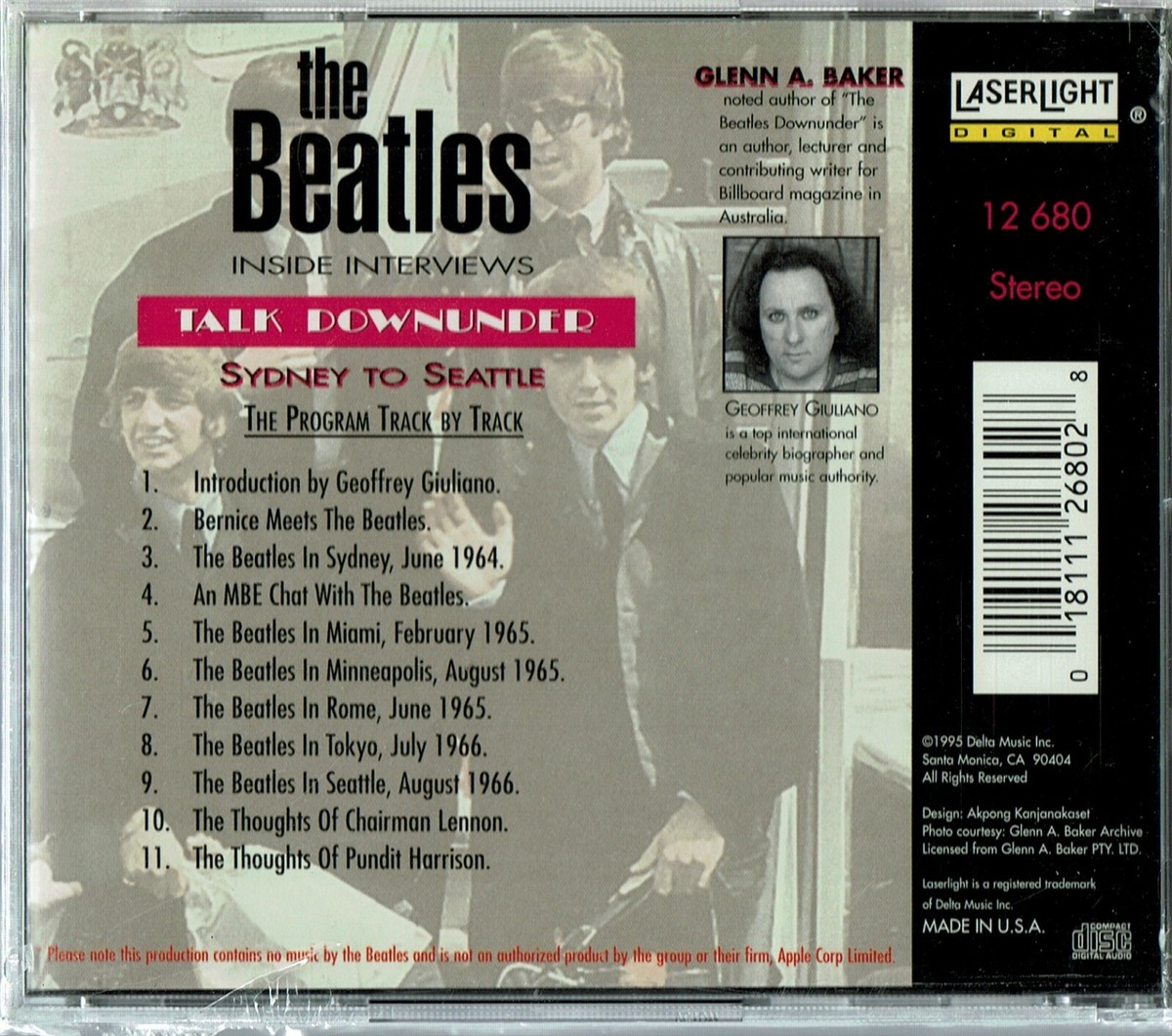 ザ・ビートルズ/トーク・ダウン・アンダー ザ・ビートルズ/トーク・ダウン・アンダー BEATLES / TALK