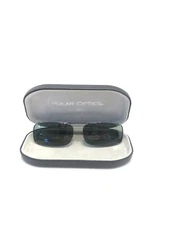 Polar Optics Polarized Clip On Expandable Sunglasses With Clam Shell Hard Case