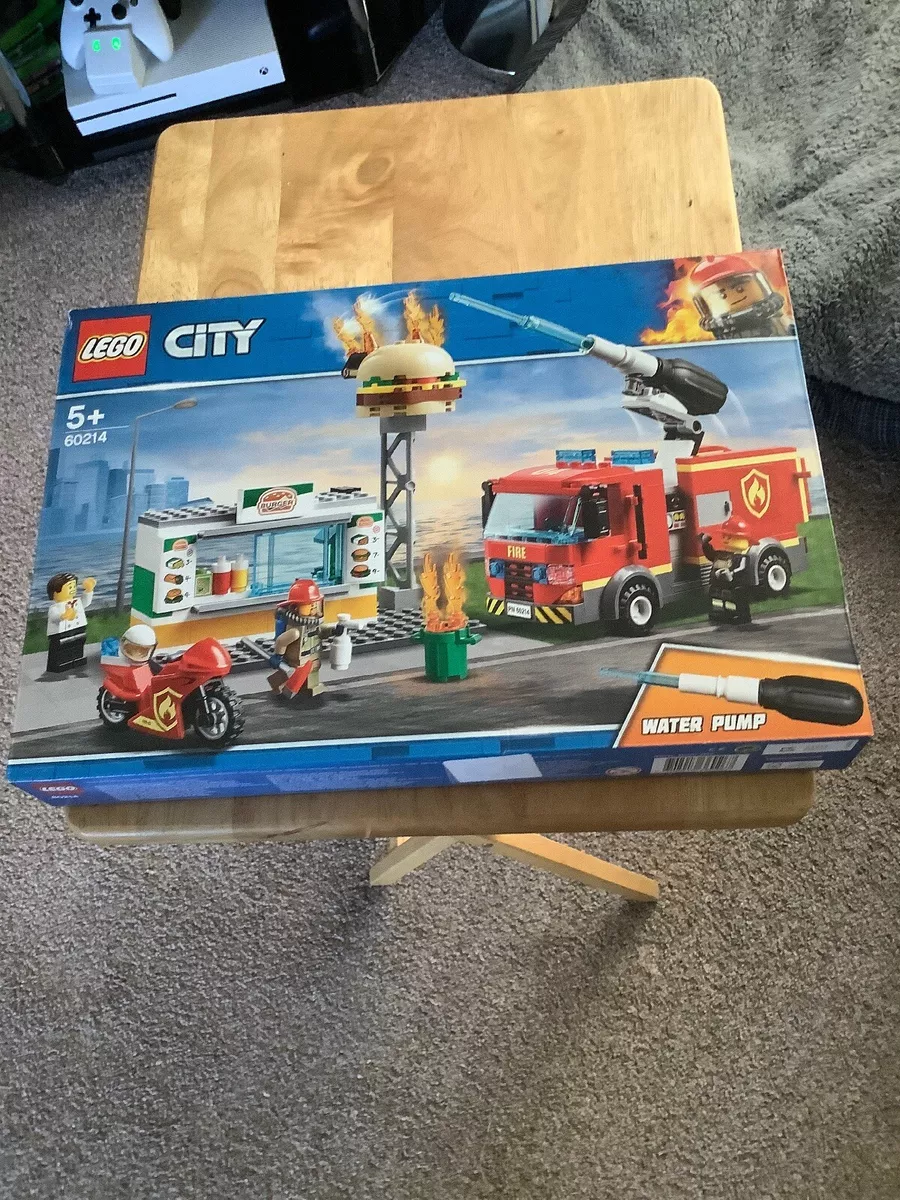 Lego City Burger Bar Fire Rescue Set 60214