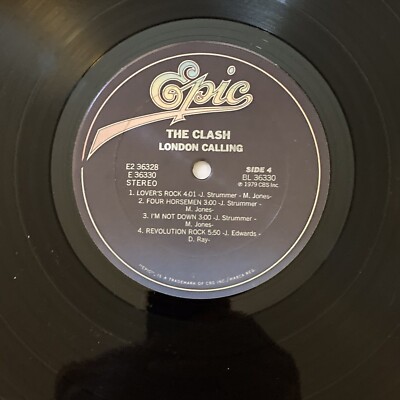 The Clash - London Calling - LP First Pressing, 1979 - VG