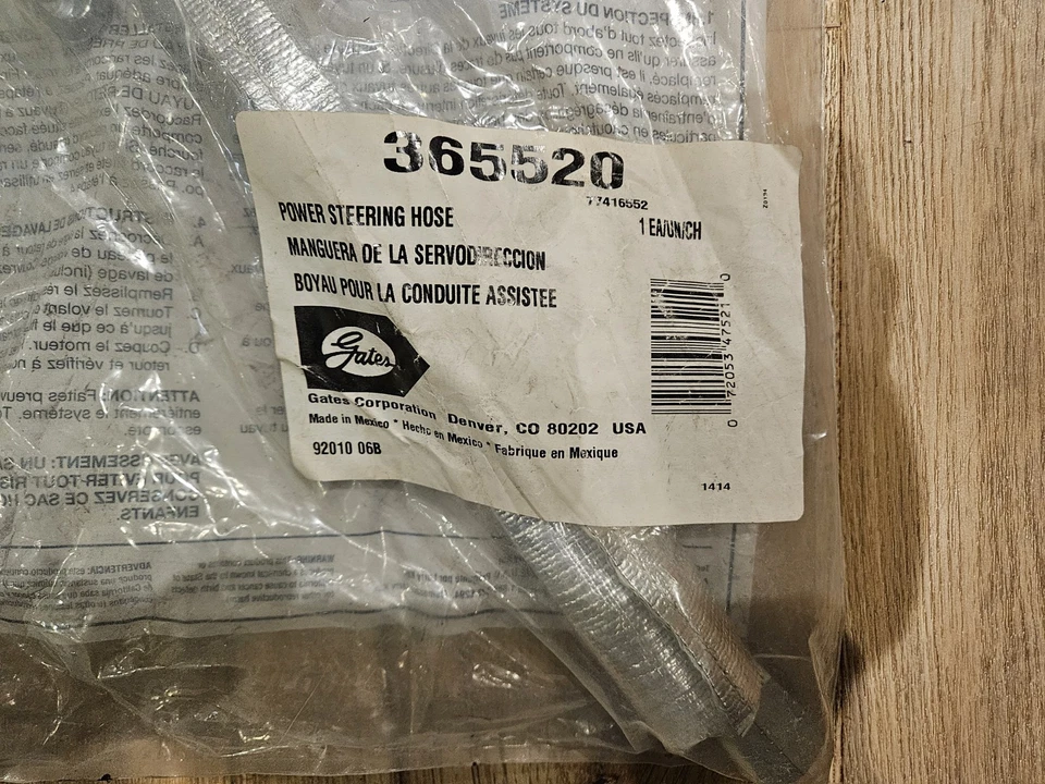 Manguera de línea de presión de dirección asistida para Toyota Solara Lexus ES300 Camry PN 365520 Foto 4 de 4