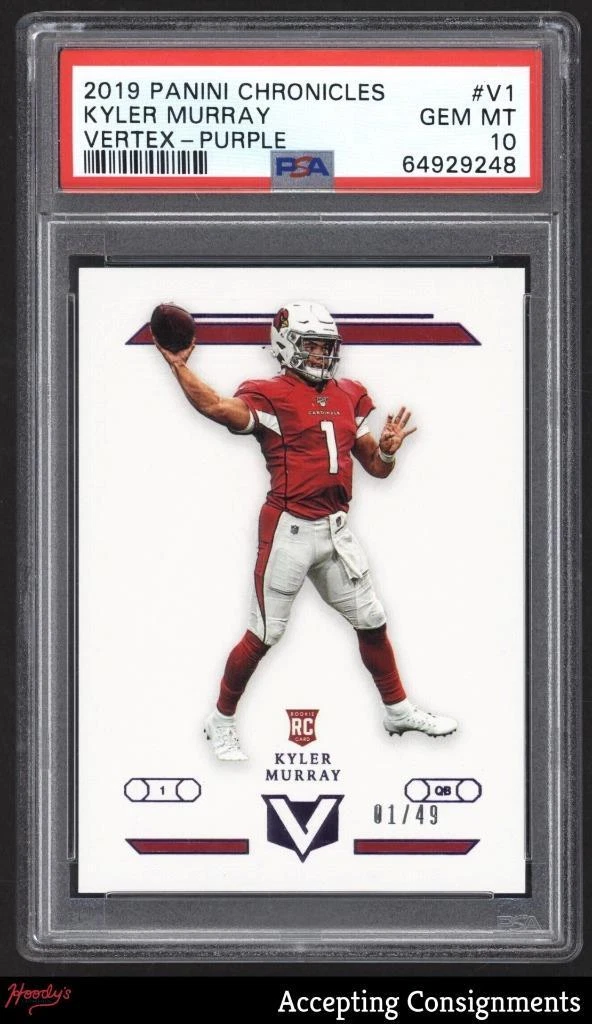 Kyler Murray Panini Chronicles Vertex #V1 Purple
