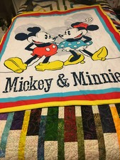 MICKEY AND MINNIE MOUSE BABY QUILT