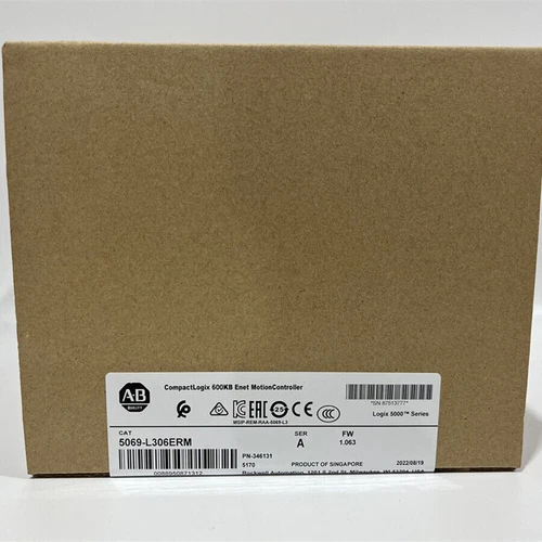 AB 5069-L306ERM /A CompactLogix 600KB Sealed New AB 5069-L306ERM US - Picture 3 of 4